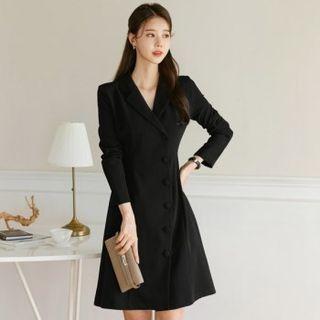 Single-breasted Coatdress