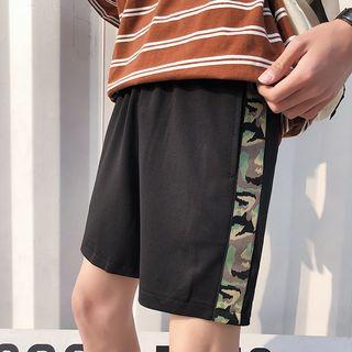 Camo Applique Shorts