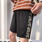 Camo Applique Shorts