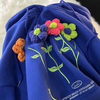 Flower Detail Hoodie