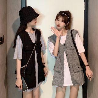 Plain Short-sleeve T-shirt / Vest