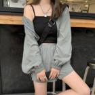 Zipped Jacket / Cropped Top / Shorts