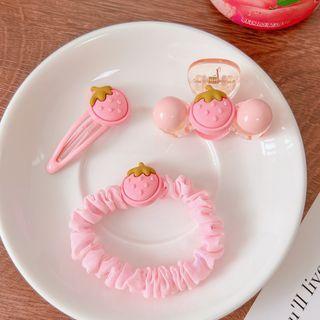 Strawberry Hair Clip / Scrunchie / Hair Clamp