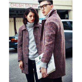 Matching Couple Single-breasted Coat