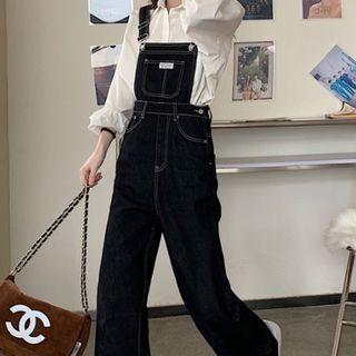Logo Straight-leg Jumpsuit