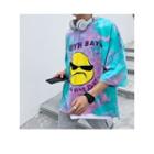 Logo Printed Tie-dye Short Sleeve T-shirt