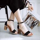 Chunky-heel Ankle Strap Sandals