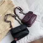 Faux Leather Patent Crossbody Bag