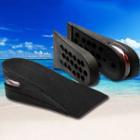 Stackable Air Cushion Height Increase Insole Black - One Size