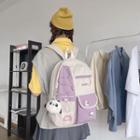 Color Block Drawstring Backpack