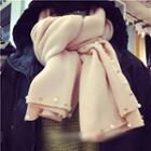 Faux Pearl Scarf