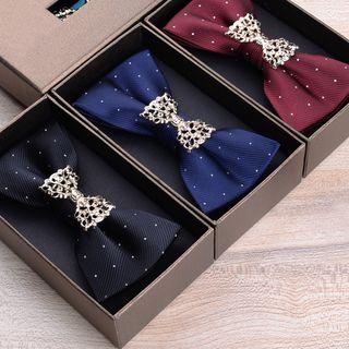Set: Bow Tie + Flower Pin