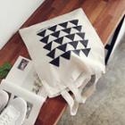 Canvas Patterned Tote Bag