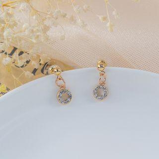 Rhinestone Drop Earrings Era041 - 03 - One Size