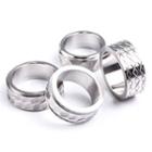Embossed Stainless Steel Ring (various Designs)