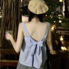 Square Neck Bow-back Camisole Top
