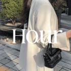 Single-breasted Slit-sleeve Jacket Ivory - One Size