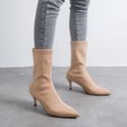 Kitten-heel Mid-calf Boots