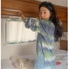 Slit-side Tie-dye T-shirt
