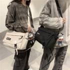 Plain Snap Buckle Crossbody Bag / Bag Charm