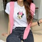 Minnie Mouse Printed T-shirt