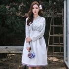 Hanbok Skirt ( Midi / White )