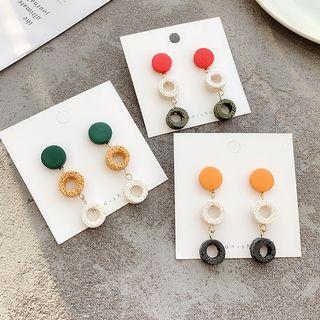 Volcanic Rock Dangle Earring