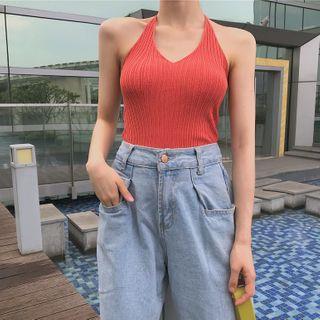 Open Back Halter Camisole