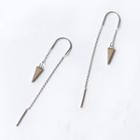 Triangle Threader Earring