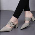 Pointed Buckled Sandals
