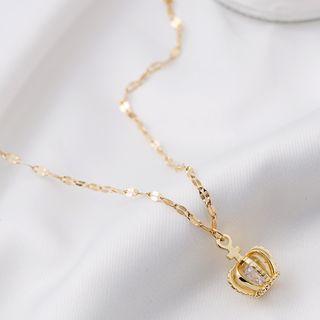 Crown Necklace Gold - One Size