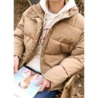 Stand-collar Padded Jacket In 10 Colors