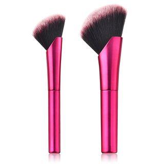 Set Of 2: Blush Brush 2pcs - Red - Red