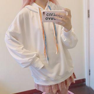 Multi Color Drawstring Hoodie