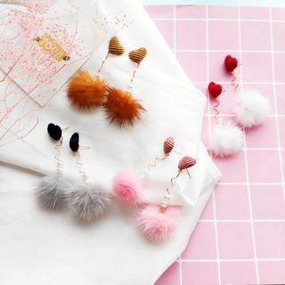 Fluffy Drop Earring