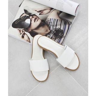 Genuine Leather Mules