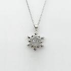 Snowflake Pendant Silver - One Size