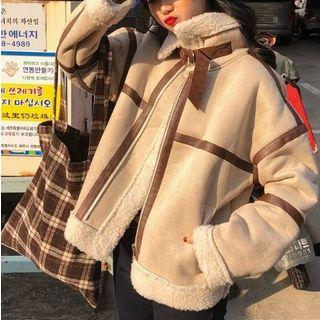 Fleece-lined Buckled Jacket
