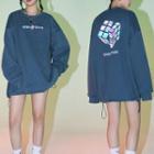 Printed Drawstring-hem Pullover