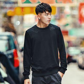 Dragon Embroidered Pullover