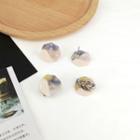 Octagon Stud Earring / Clip-on Earring