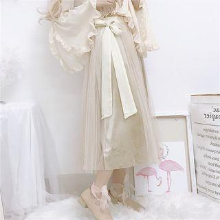 Bow Meshed Skirt