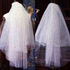 Wedding Star Mesh Veil