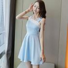Wide-strap A-line Cocktail Dress