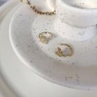 Butterfly Rhinestone Sterling Silver Cuff Earring 1 Pc - E320 - Gold - One Size