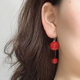 Faux Pearl Hook Earring