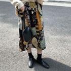 Patterned Midi Skirt As Figure - One Size