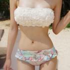 Floral Strapless Bikini