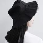 Fray-trim Bucket Hat