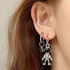 Non-matching Alloy Astronaut & Star Dangle Earring 1 Pair - Non-matching Alloy Astronaut & Star Dangle Earring - One Size